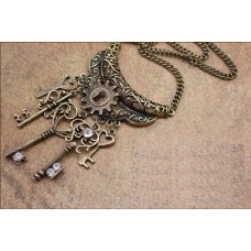 Forever 21 Key and Lock Necklace